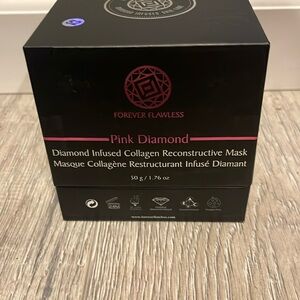 Pink Diamond NIB FOREVER FLAWLESS Diamond Infused Collagen Reconstructive Mask